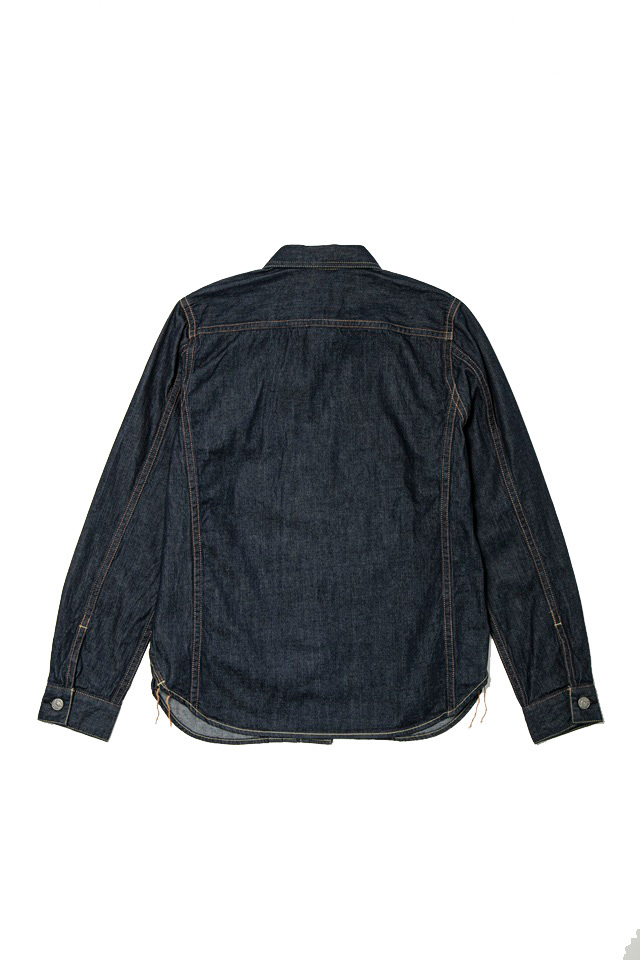 8オンスデニム タイプ2シャツ - インディゴ