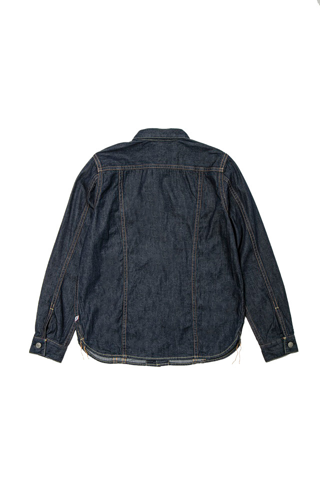 8オンスデニム タイプ3シャツ - インディゴ