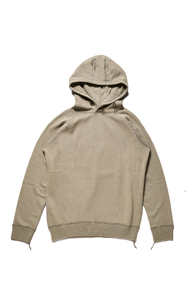 [5401-SUMI] Slub Yarn Hoodie / Sumi ink