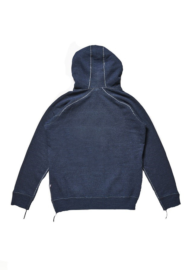 5410-ID] Yarn Dyed Hoodie / Indigo