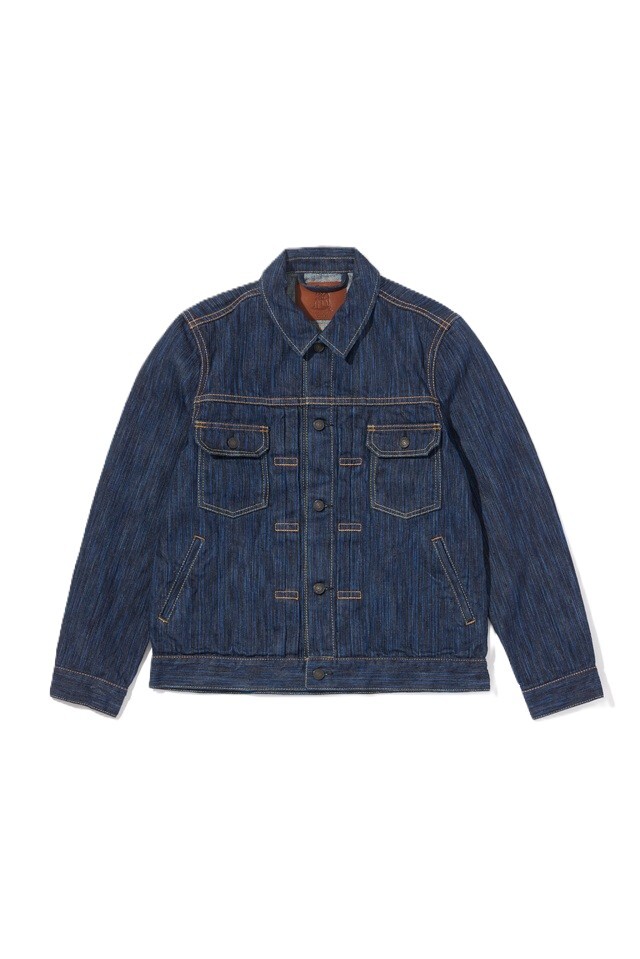 [6225-D] 14.5oz Waterfall Denim Type 2 Jacket - Dark