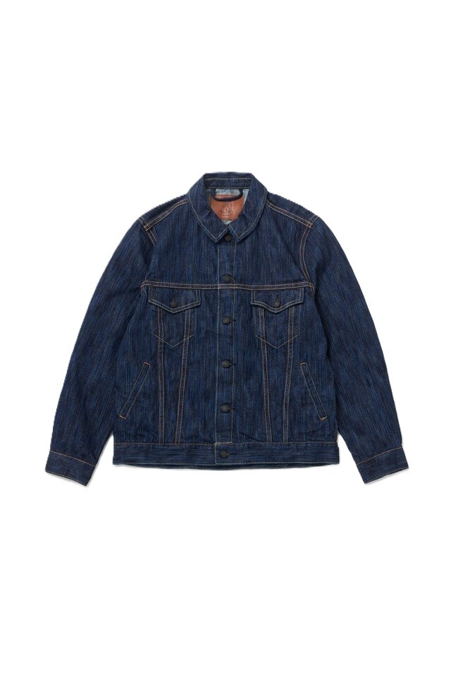 [6226-D] 14.5oz Waterfall Denim Type 3 Jacket - Dark