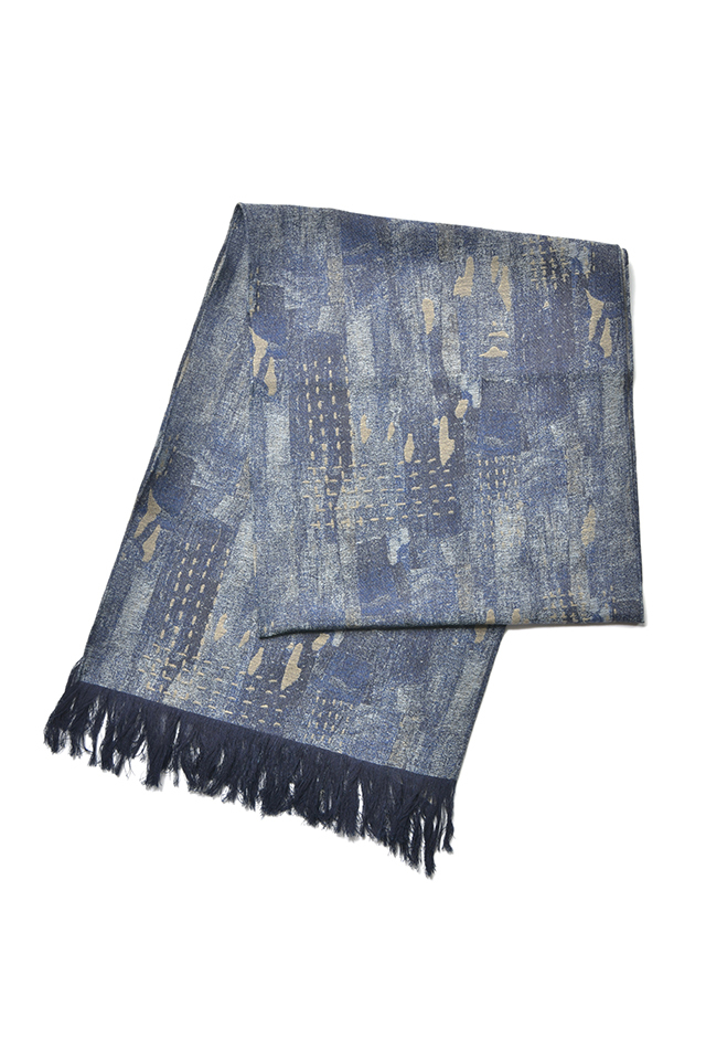 [9015] Jacquard BORO Scarf