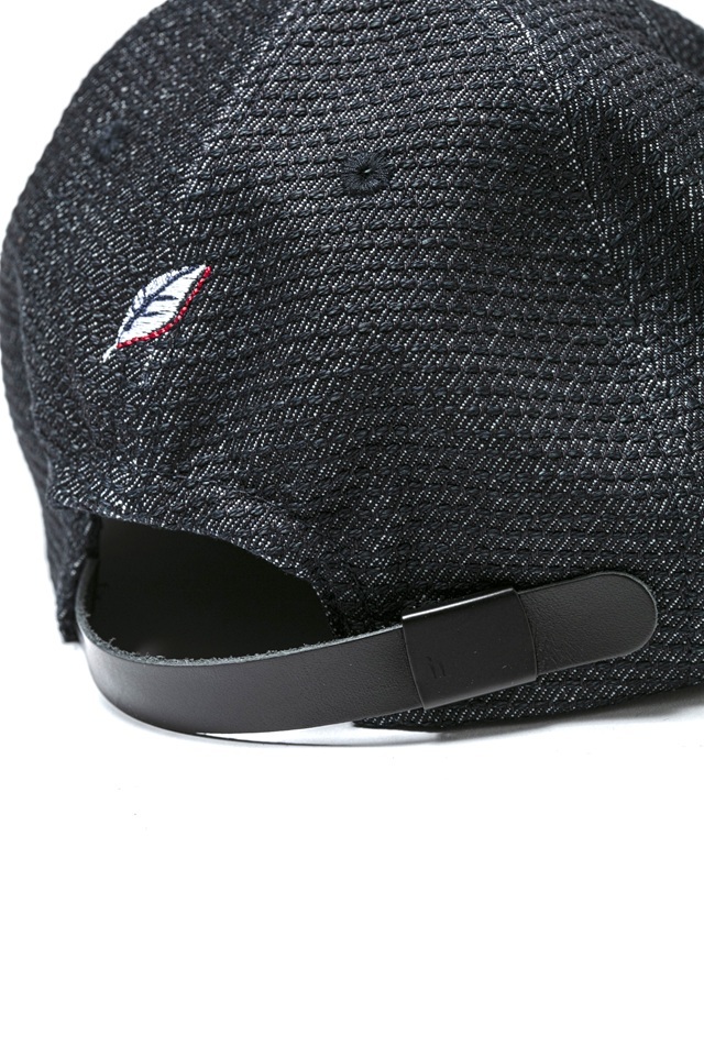 7016-J] Big Logo Embroidery Sashiko Cap - J