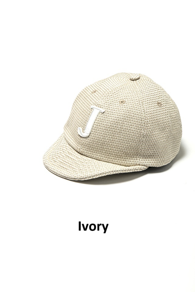 7016-J] Big Logo Embroidery Sashiko Cap - J