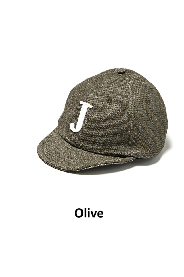7016-J] Big Logo Embroidery Sashiko Cap - J