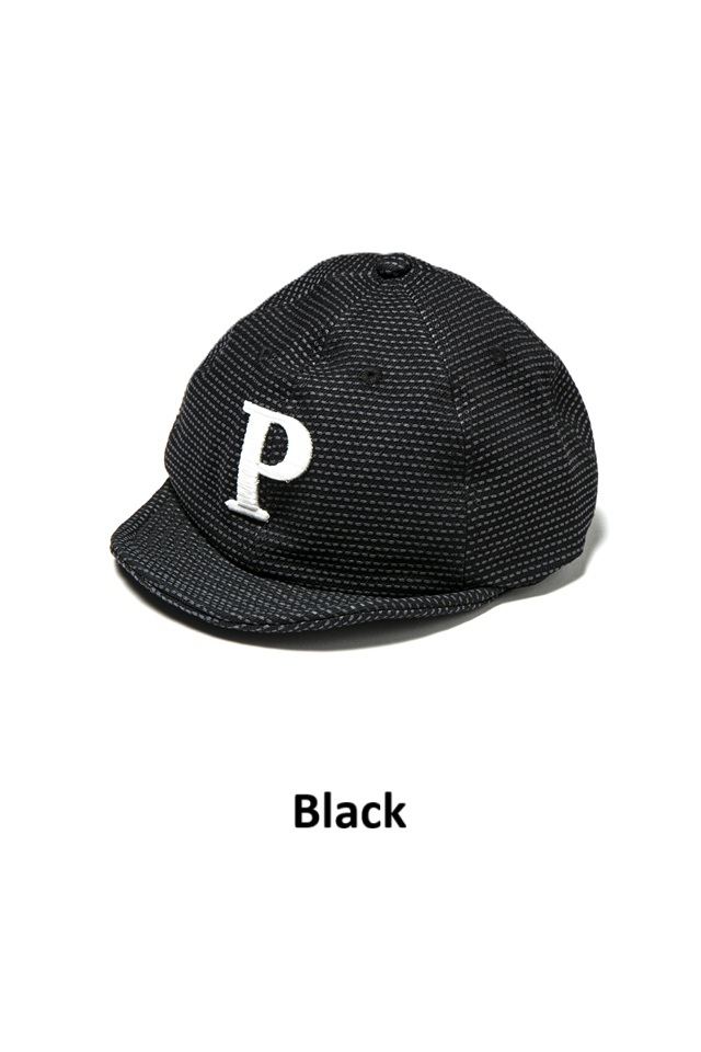 7016-P] Big Logo Embroidery Sashiko Cap - P