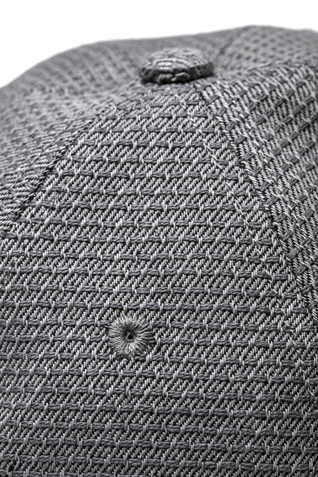7016-J] Big Logo Embroidery Sashiko Cap - J