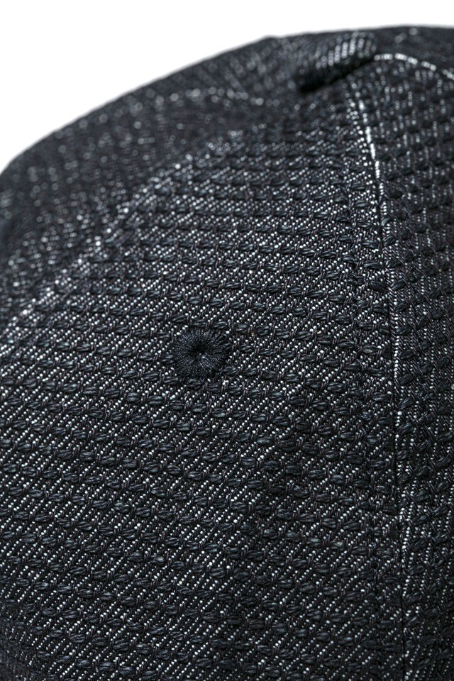 7016-P] Big Logo Embroidery Sashiko Cap - P