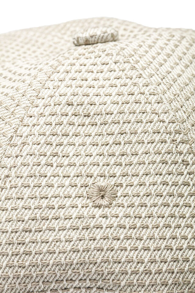 7016-P] Big Logo Embroidery Sashiko Cap - P