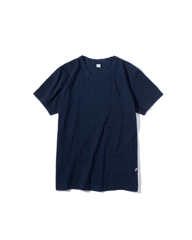 [SS-5011-D] Indigo Jersey Crew Neck T-shirt　- Dark Indigo