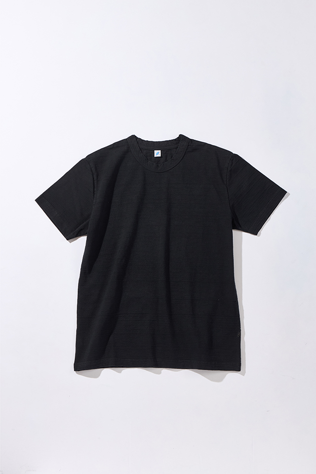 [SS-SLB-5011-BK] 8oz Slub Jersey T-shirt -  Black