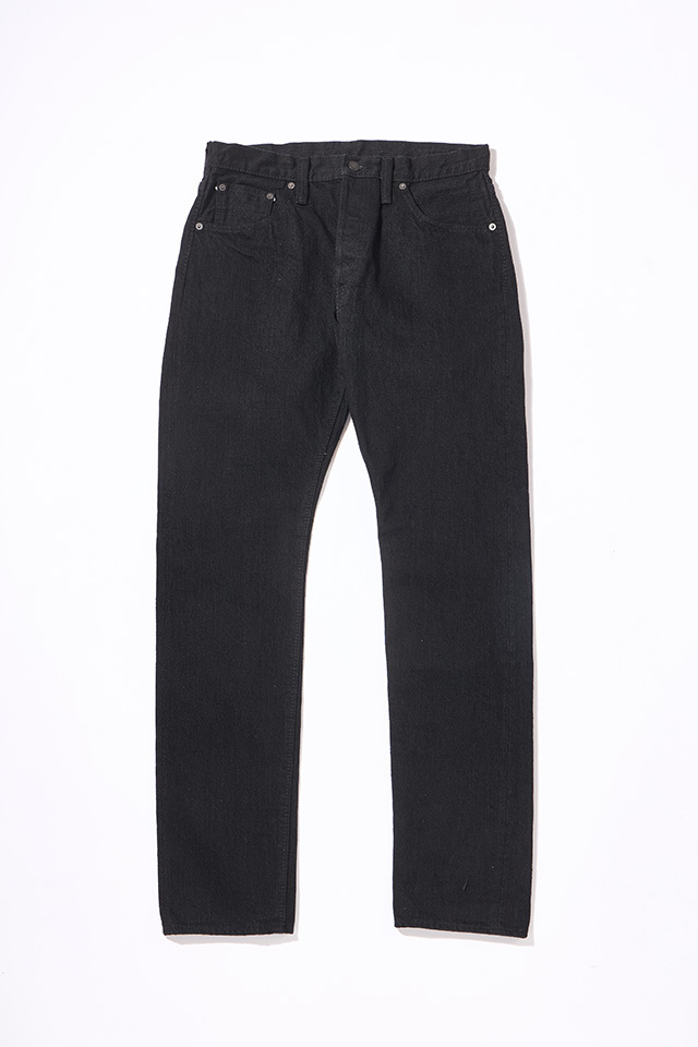 [XX-003-BK]  14oz. Double Black - Regular Straight