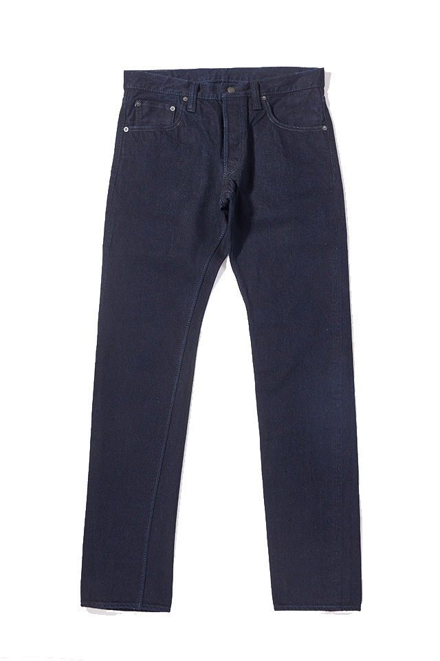 [XX-013-IDBK] 14oz. Indigo x Black Denim - Slim Tapered