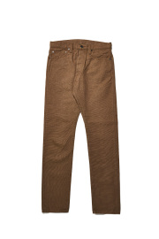 [1175-KH] Heavy Duck Cloth 5 Pocket Pants / Relaxed Tapered - Khaki