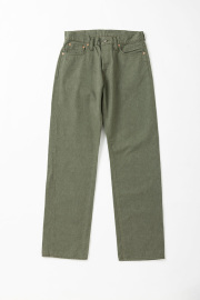 [1181-OLV-003] 12oz Selvedge Chinos Regular Straight - Olive