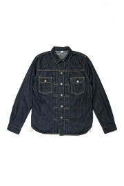 [2237-ID] 8oz Denim Type2 Shirt - Indigo