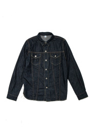 [2238-ID] 8oz Denim Type3 Shirt - Indigo
