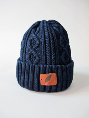 [7015] Indigo Knit Cap (Dark Indigo)