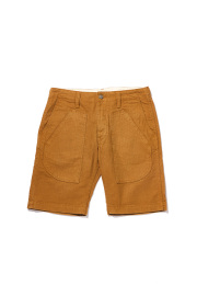 [SP-1179-CA] Sulfur Dyed Herringbone Work Shorts - Camel
