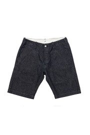 [SP-1191-D]  10oz Denim Double Pocket Worker Shorts - Dark Indigo
