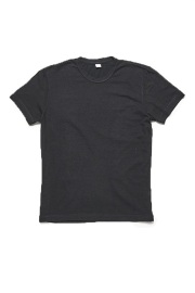 [SS-5011-IDBK] Indigo Jersey Crew Neck T-shirt - Black Indigo