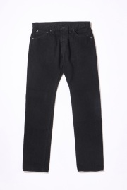 [XX-013-BK]  14oz. Double Black Slim Tapered