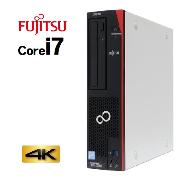デスクトップパソコン 中古パソコン 富士通 FMV 第9世代 Core i7 メモリ16GB 新品SSD512GB office D588 Windows10 Windows11 美品 dtb-274