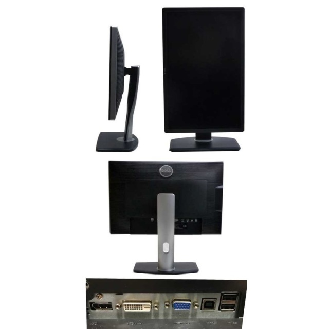 中古 液晶 ディスプレイ 中古 Dell U2413 24型フルhd液晶 Hdmi 画面回転式 Ips T 1