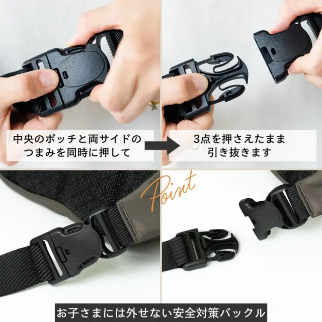 抱っこバッグ ヒップシート ショルダーバッグ ボディバッグ ウエストポーチ バッグ 抱っこ紐 38WAY スリング Pearls パールズ