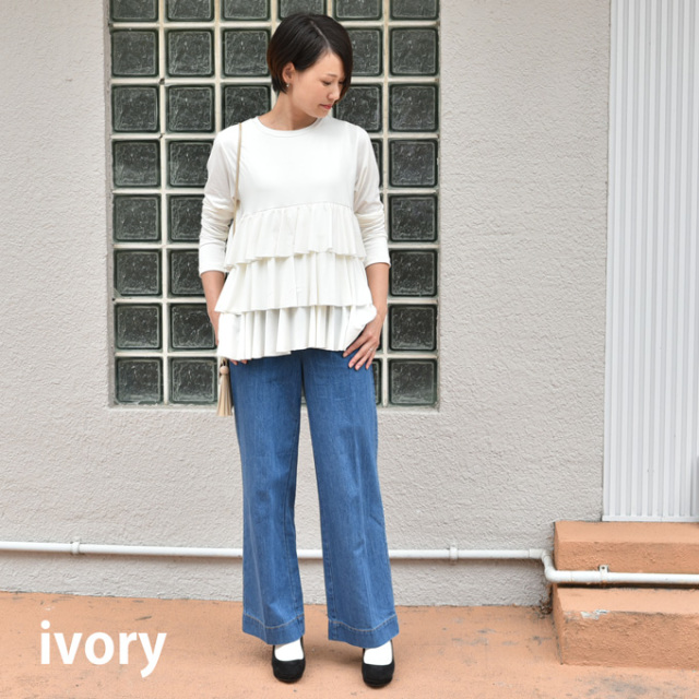 Pearls パールズ 授乳服 マタニティ トップス カットソー