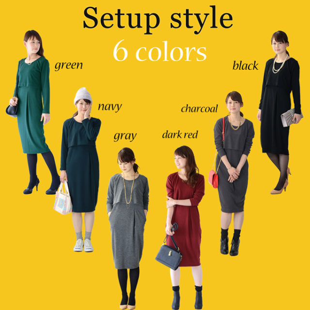 Pearls パールズ 授乳服 マタニティ ワンピース フォーマル