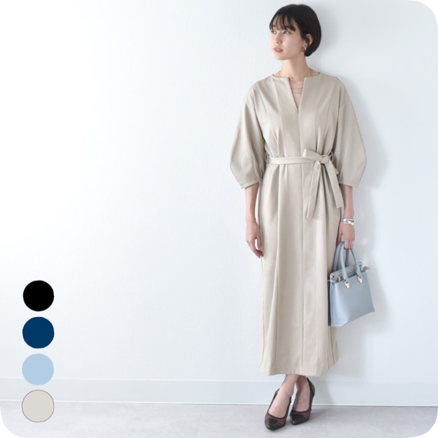 【着用一回のみ】Pearls パールズ 授乳対応ワンピース マタニティ授乳服通販パールズ 授乳ケープ一体型 セットアップ