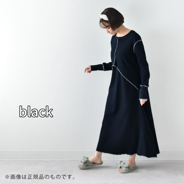 【訳あり品】【30月期間限定販売】授乳服 マタニティ ルームウェア サーマル ワッフル 春 マキシ ワンピース Pearls パールズ