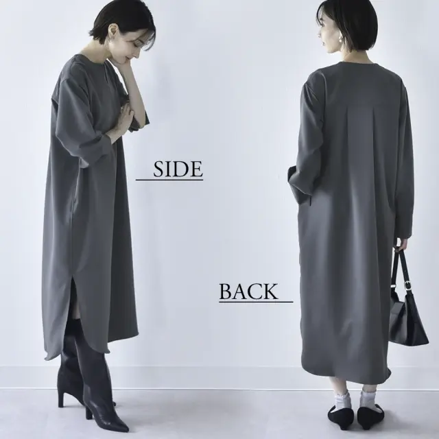 授乳服 マタニティ お宮参り ワンピース フォーマル ロング 長袖 シャツ 入学式  Pearls パールズ