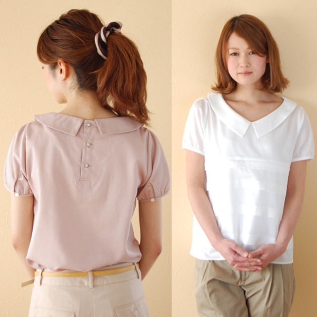 Pearls パールズ 授乳服 マタニティ トップス ブラウス