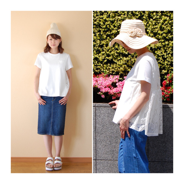 Pearls パールズ 授乳服 マタニティ トップス レース