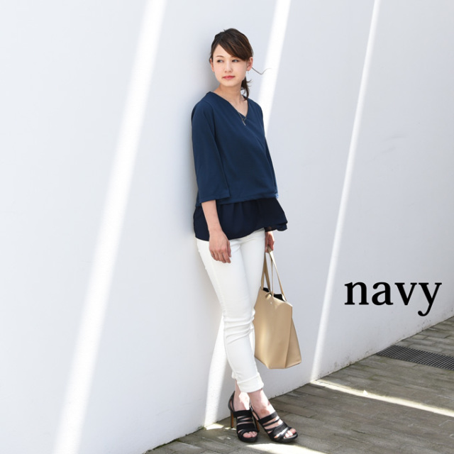 Pearls パールズ 授乳服 マタニティ トップス カットソー