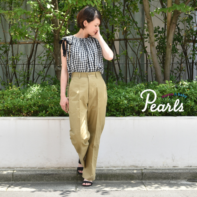 Pearls パールズ 授乳服 マタニティ トップス ブラウス