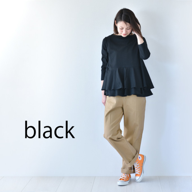 fraise フラワージャガードペプラムトップス 授乳服 授乳対応 Lajour｜フラワージャガードペプラムトップス | Rakuten Fashion