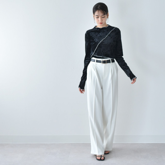 授乳服 マタニティ トップス 秋 冬 ベロア 暖かい 授乳口 マタニティウェア 授乳しやすい Pearls パールズ