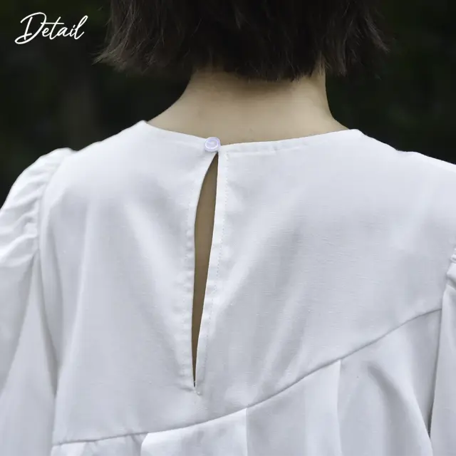 授乳服 マタニティ トップス 授乳ケープ一体型 オフィス 前開き アシンメトリー ティアードフレア 春夏秋 ブラウス Pearls パールズ