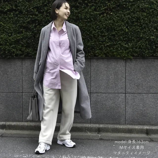 マタニティ ハイウエスト パンツ 冬 裏ボア 裏毛布 あったか 暖か 防寒 産前産後 パールズ Pearls