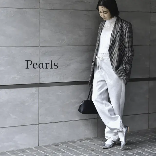 マタニティ ハイウエスト パンツ 冬 裏ボア 裏毛布 あったか 暖か 防寒 産前産後 パールズ Pearls