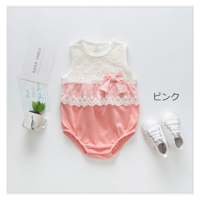 Pearls パールズ ベビー服 ベビー ロンパース 涼しい 女の子