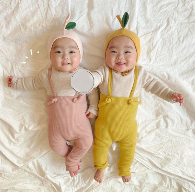 オーガニックコットン ベビーリブレギンス Hudson Baby ユニ ベビー コットン パンツとレギンス