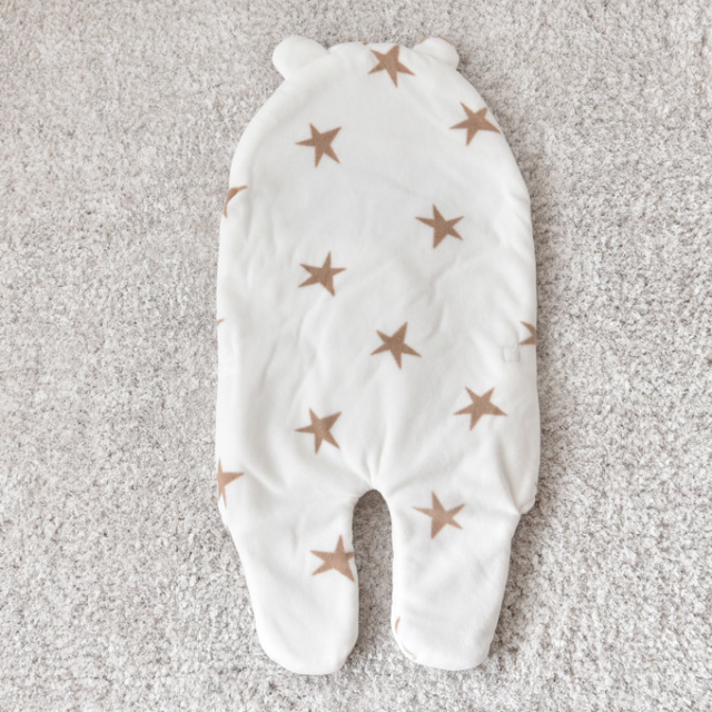 ふわふわ あったか♪マイクロフリースのおくるみ Pearls パールズ