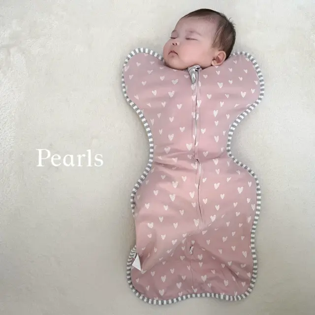 ベビー おくるみ コットン スワドル 赤ちゃん スリーパー 安眠 黄昏泣き 寝ぐずり Pearls パールズ