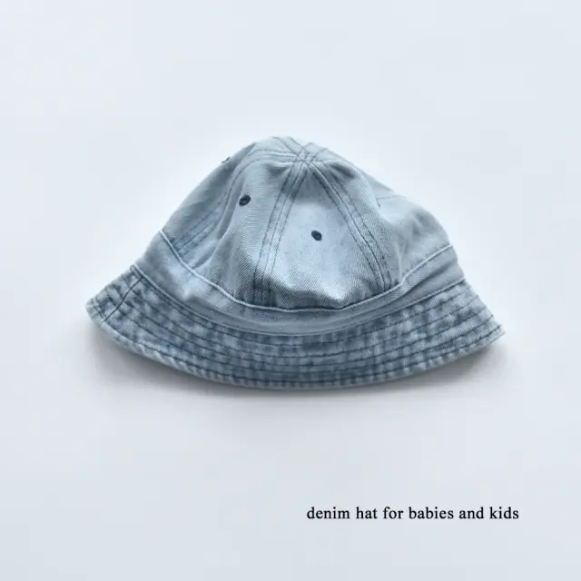 ベビー キッズ 帽子 春夏 秋冬 デニム デニムハット 女の子 男の子 Pearls パールズ