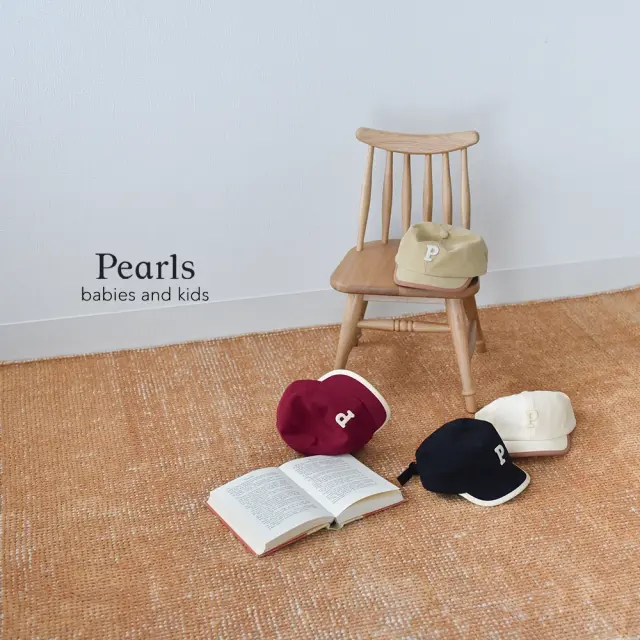 ベビー キッズ 帽子 春夏 秋冬 キャップ ベースボールキャップ 女の子 男の子 Pearls パールズ
